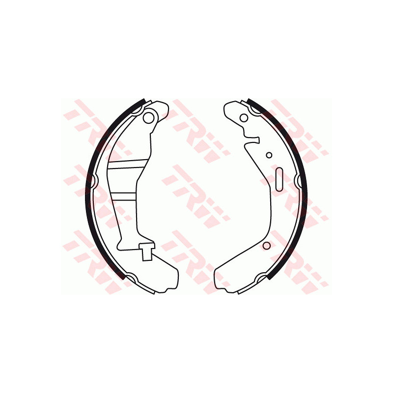 Jeu de mâchoires de frein TRW
