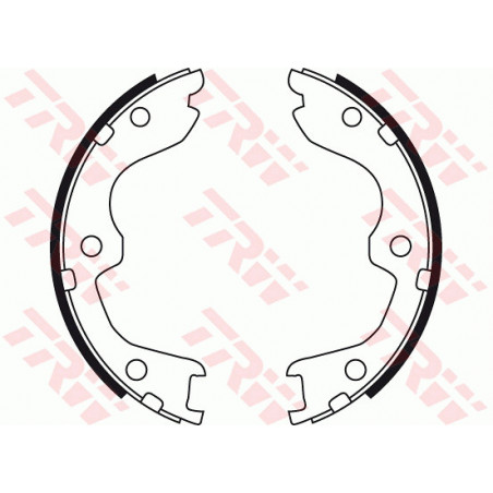 Jeu de mâchoires de frein (frein de stationnement) TRW