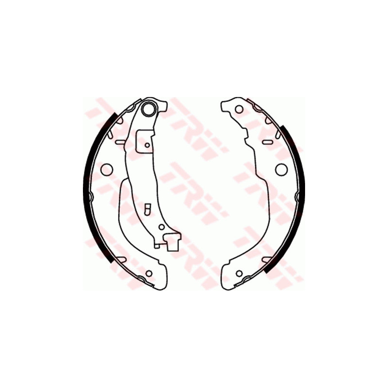 Jeu de mâchoires de frein TRW