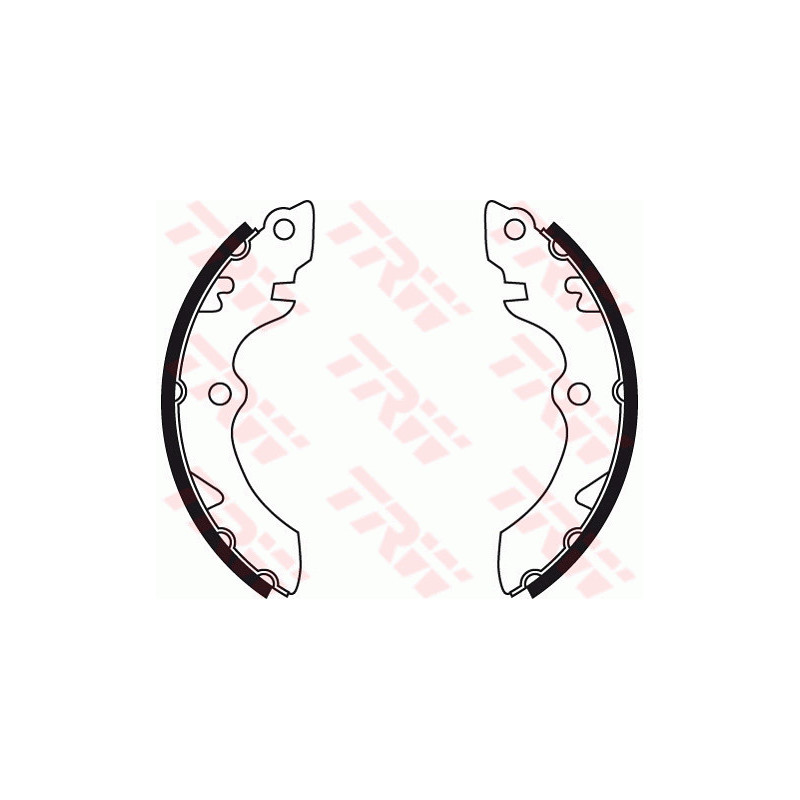 Jeu de mâchoires de frein (frein de stationnement) TRW