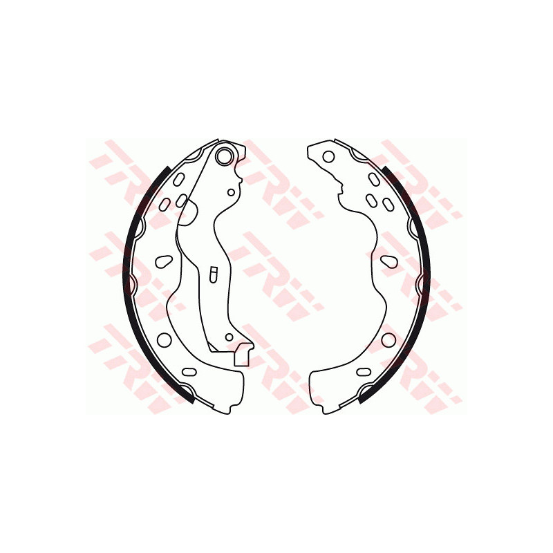 Jeu de mâchoires de frein TRW