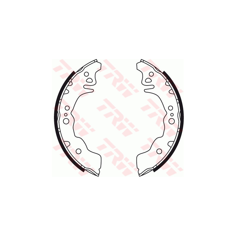 Jeu de mâchoires de frein TRW