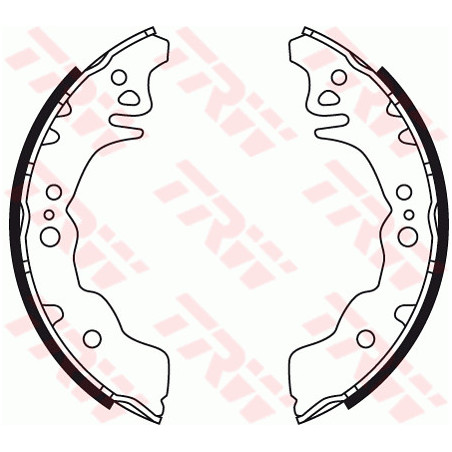 Jeu de mâchoires de frein TRW