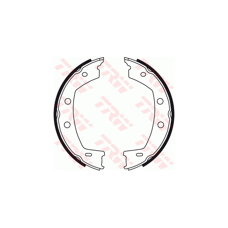 Jeu de mâchoires de frein (frein de stationnement) TRW