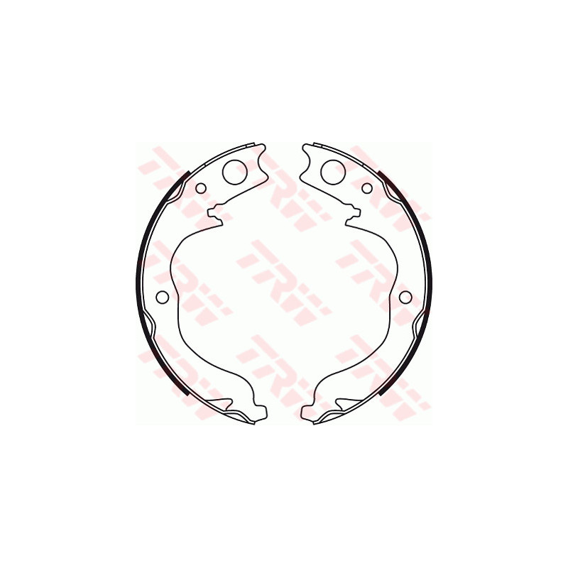 Jeu de mâchoires de frein (frein de stationnement) TRW