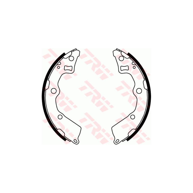 Jeu de mâchoires de frein TRW