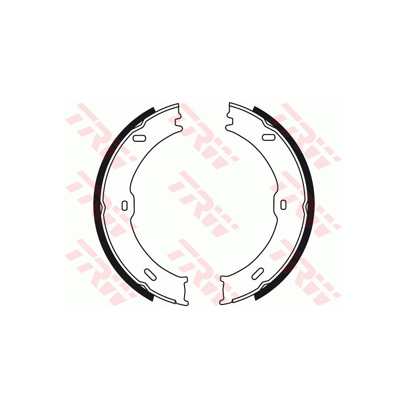 Jeu de mâchoires de frein (frein de stationnement) TRW