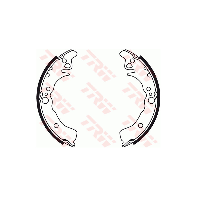 Jeu de mâchoires de frein TRW