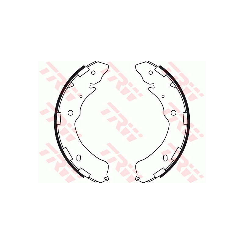 Jeu de mâchoires de frein TRW