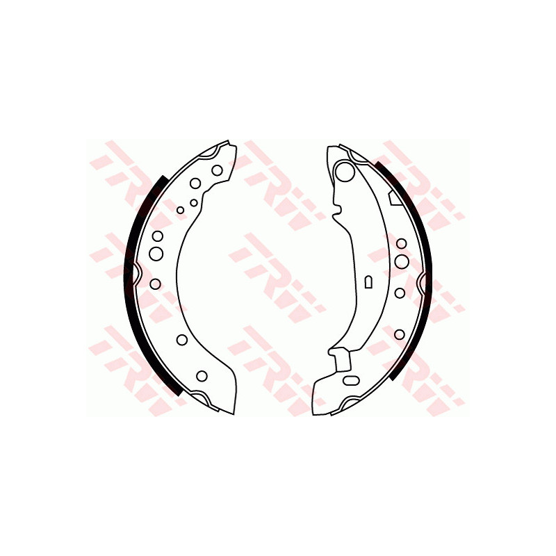 Jeu de mâchoires de frein TRW