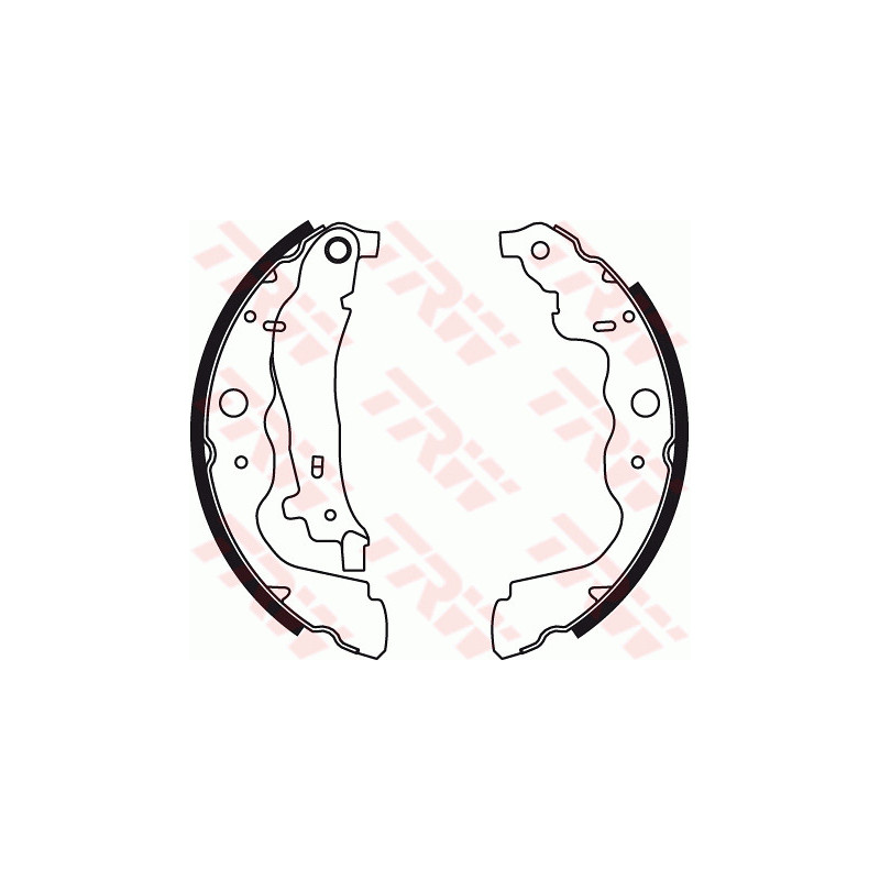 Jeu de mâchoires de frein TRW