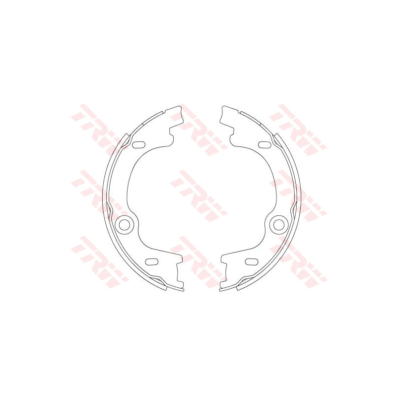 Jeu de mâchoires de frein TRW