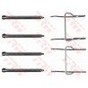 Kit d'accessoires (plaquette de frein) TRW