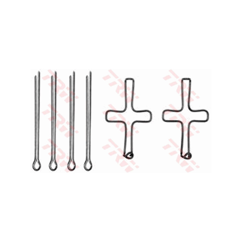 Kit d'accessoires (plaquette de frein) TRW
