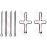 Kit d'accessoires (plaquette de frein) TRW