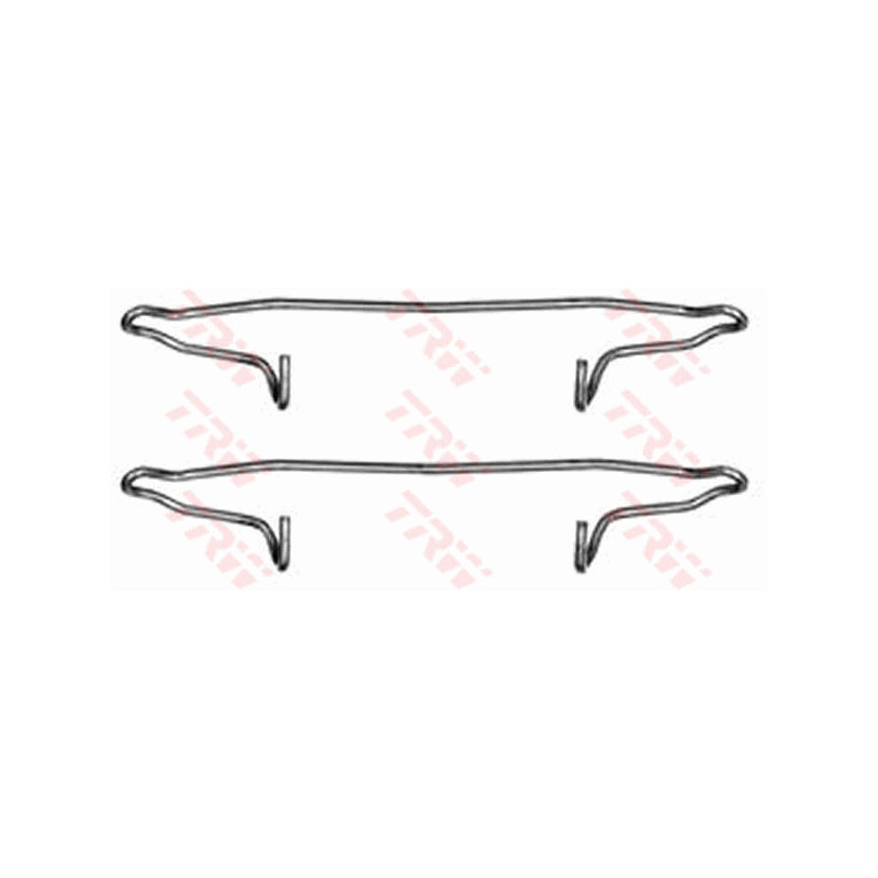 Kit d'accessoires (plaquette de frein) TRW