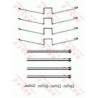 Kit d'accessoires (plaquette de frein) TRW