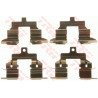 Kit d'accessoires (plaquette de frein) TRW