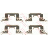 Kit d'accessoires (plaquette de frein) TRW