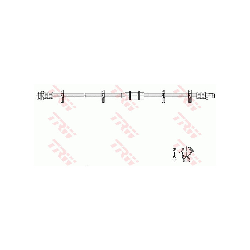 Flexible de frein TRW