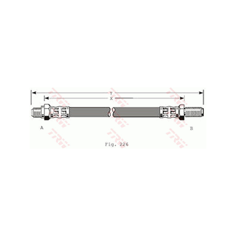 Flexible de frein TRW