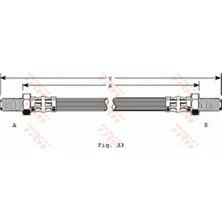 Flexible de frein TRW