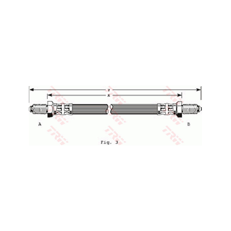 Flexible de frein TRW