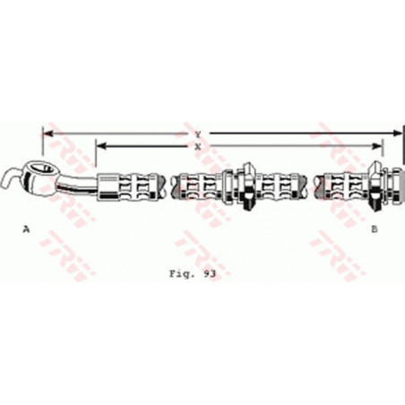 Flexible de frein TRW