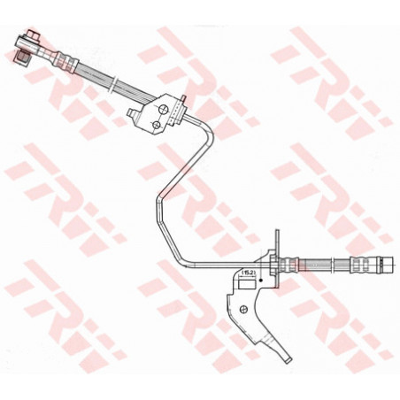 Flexible de frein TRW