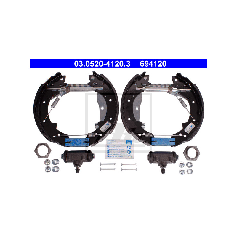 Jeu de mâchoires de frein ATE