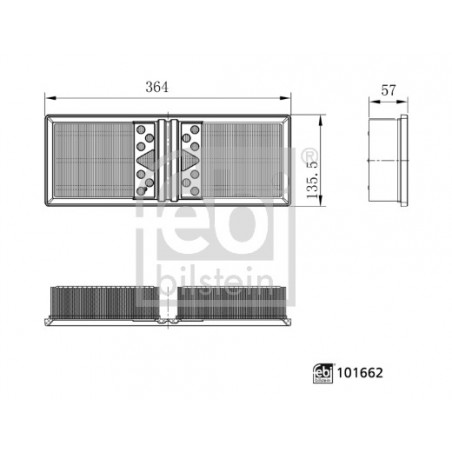 Filtre à air FEBI BILSTEIN