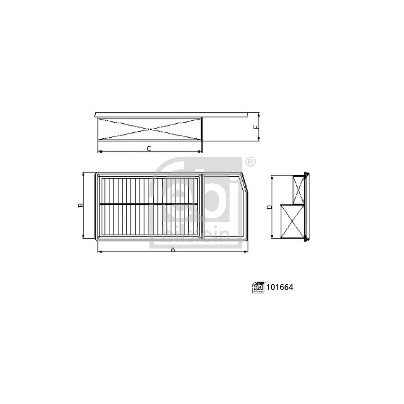 Filtre à air FEBI BILSTEIN