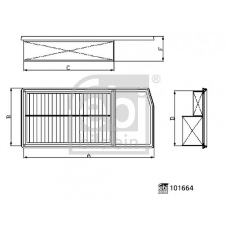 Filtre à air FEBI BILSTEIN