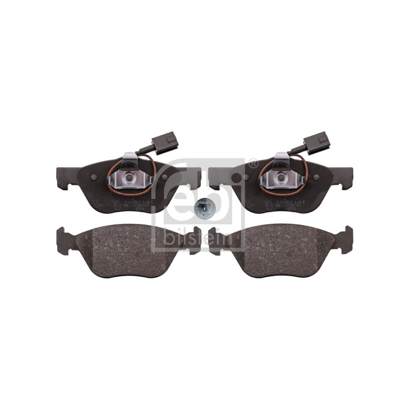 Jeu de quatre plaquettes de frein à disque FEBI BILSTEIN