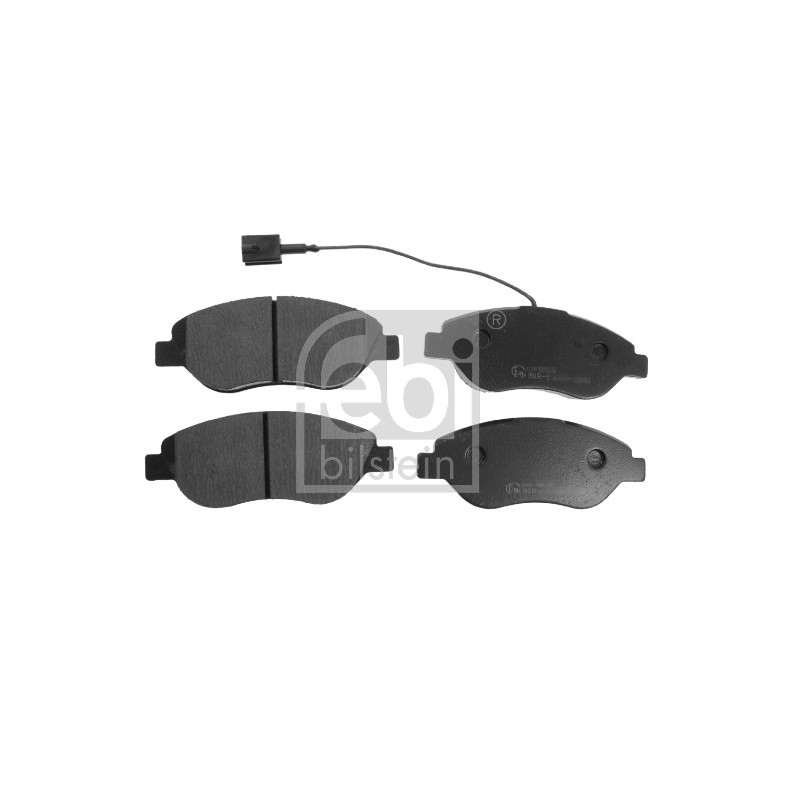 Jeu de quatre plaquettes de frein à disque FEBI BILSTEIN
