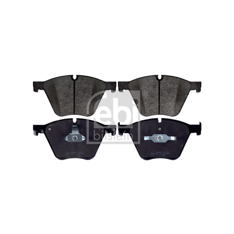 Jeu de quatre plaquettes de frein à disque FEBI BILSTEIN