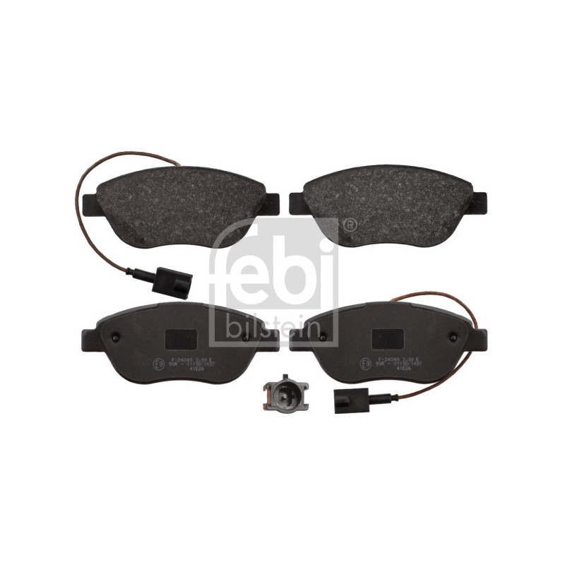 Jeu de quatre plaquettes de frein à disque FEBI BILSTEIN