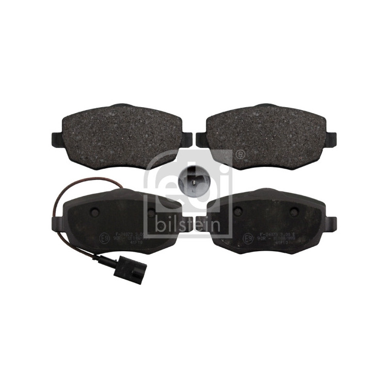 Jeu de quatre plaquettes de frein à disque FEBI BILSTEIN