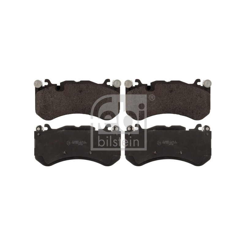 Jeu de quatre plaquettes de frein à disque FEBI BILSTEIN