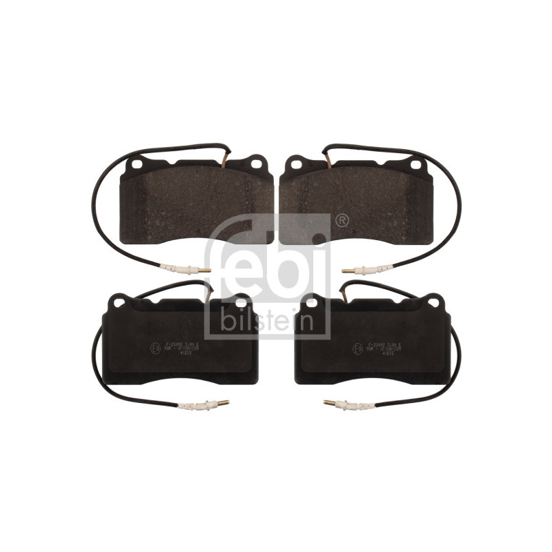 Jeu de quatre plaquettes de frein à disque FEBI BILSTEIN