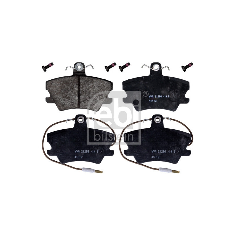 Jeu de quatre plaquettes de frein à disque FEBI BILSTEIN