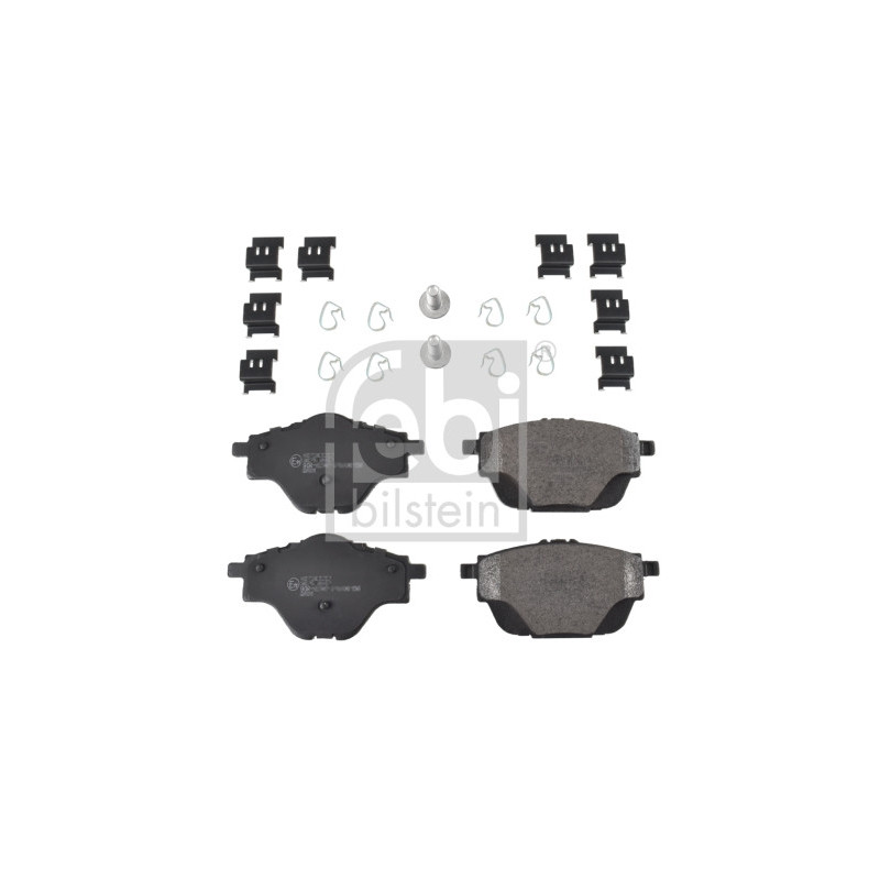 Jeu de quatre plaquettes de frein à disque FEBI BILSTEIN