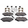 Jeu de quatre plaquettes de frein à disque FEBI BILSTEIN