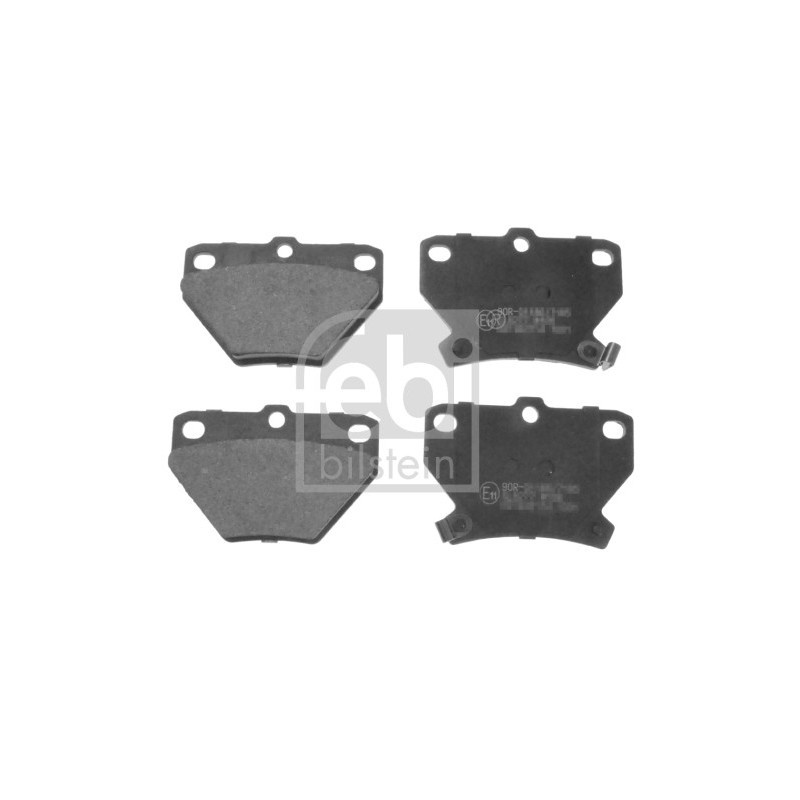 Jeu de quatre plaquettes de frein à disque FEBI BILSTEIN