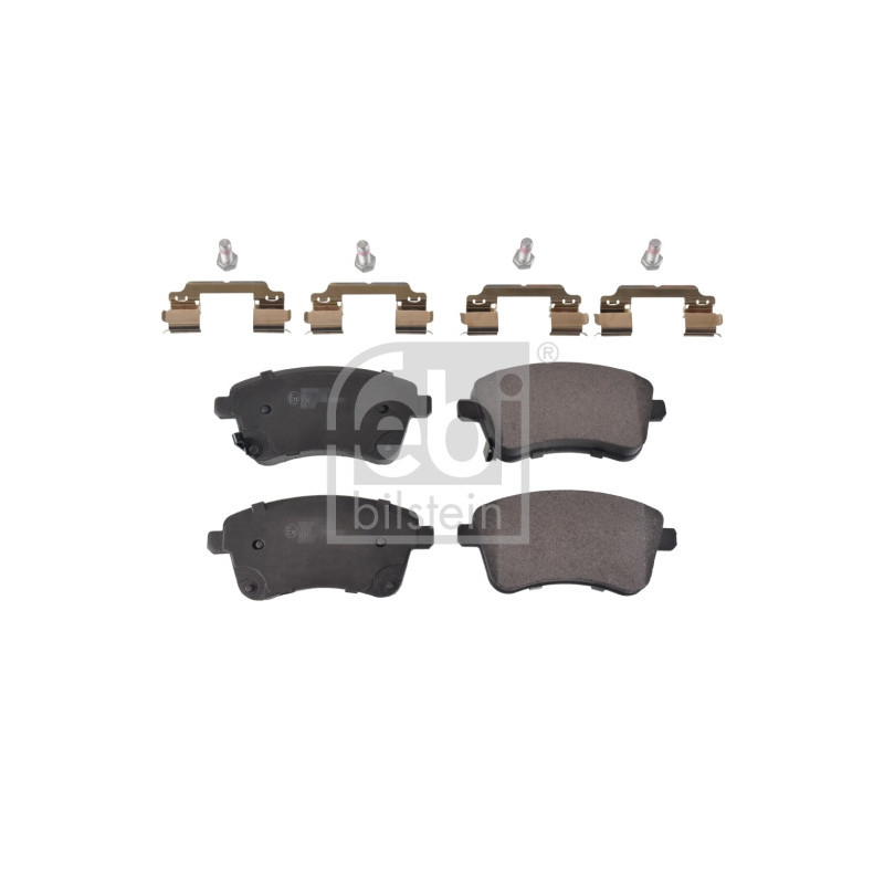 Jeu de quatre plaquettes de frein à disque FEBI BILSTEIN