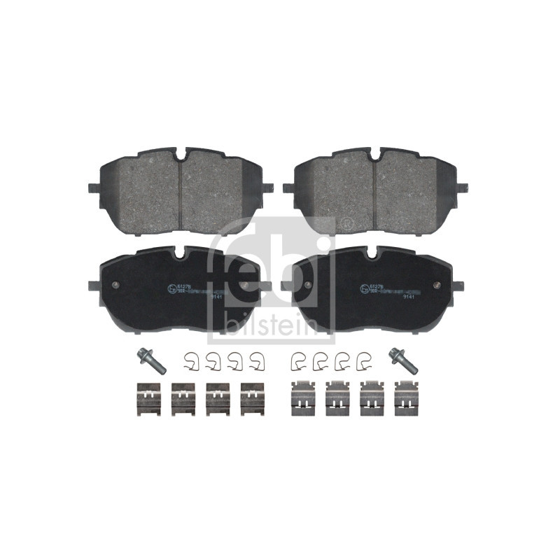 Jeu de quatre plaquettes de frein à disque FEBI BILSTEIN