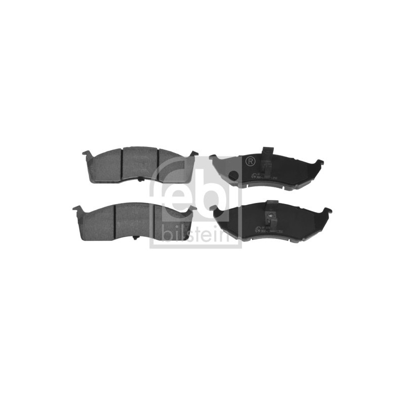 Jeu de quatre plaquettes de frein à disque FEBI BILSTEIN