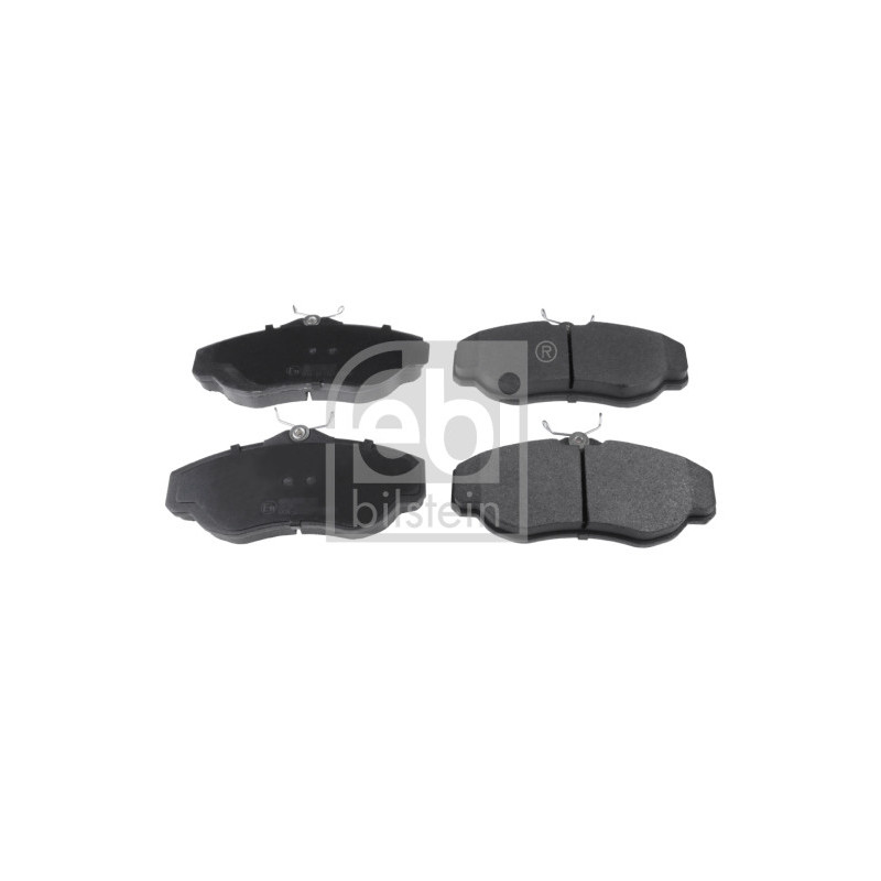 Jeu de quatre plaquettes de frein à disque FEBI BILSTEIN