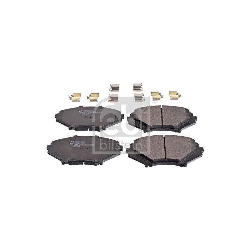 Jeu de quatre plaquettes de frein à disque FEBI BILSTEIN