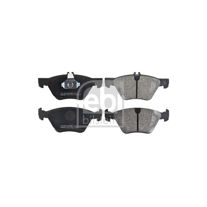 Jeu de quatre plaquettes de frein à disque FEBI BILSTEIN